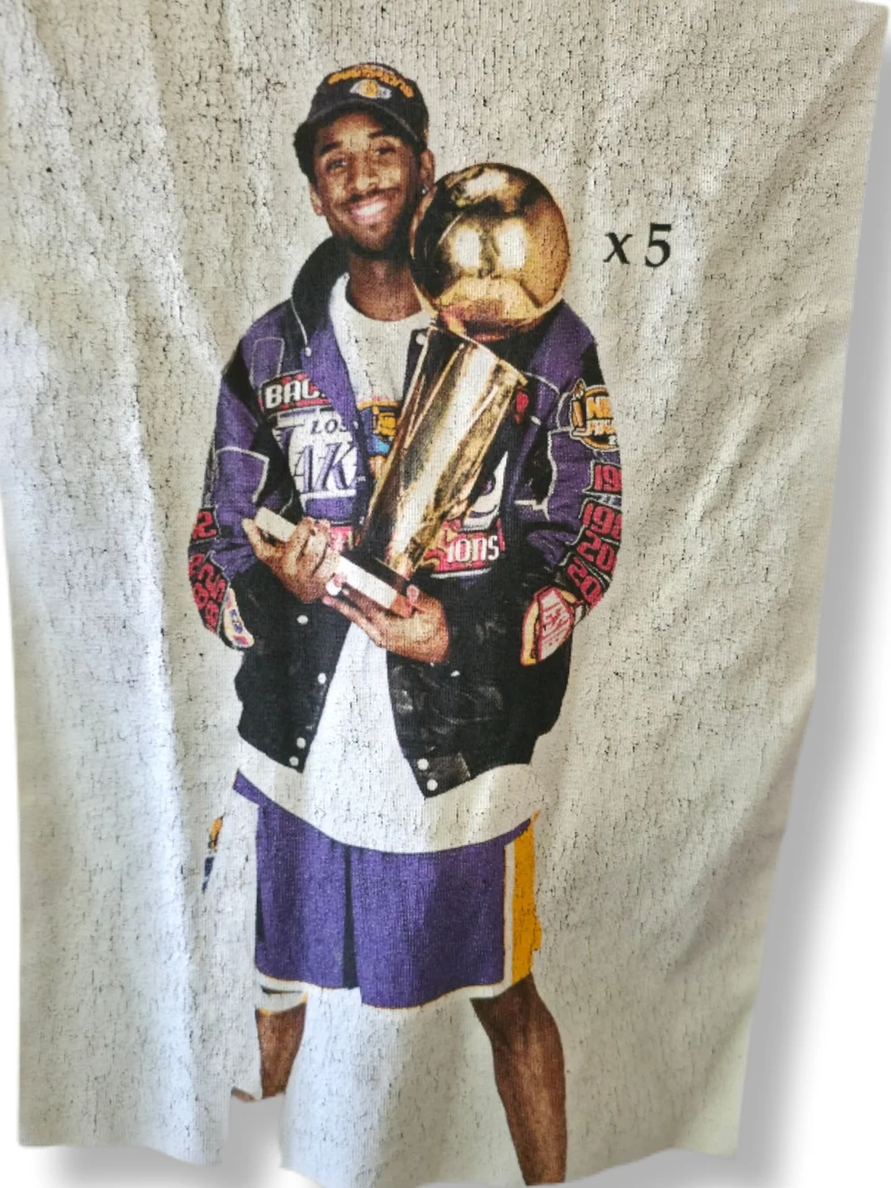 Kids Black Graphic T-Shirt with Basketball Champion Print